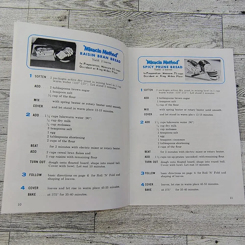 Occident King Midas‎ Bake Book Bread Rolls Quick Breads Cookbook Booklet Peavey